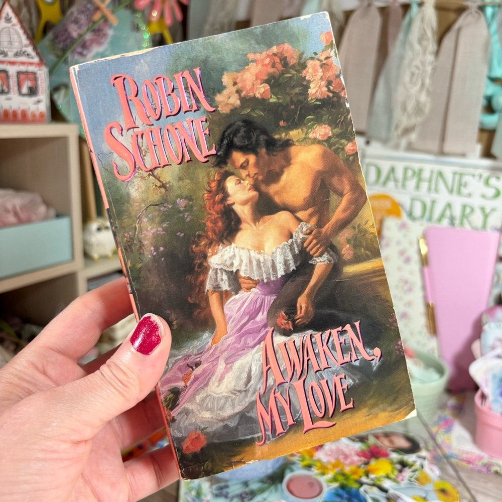 Vintage Awaken My Love Paperback Book By Robin Schone Historical Romance 1995 HR